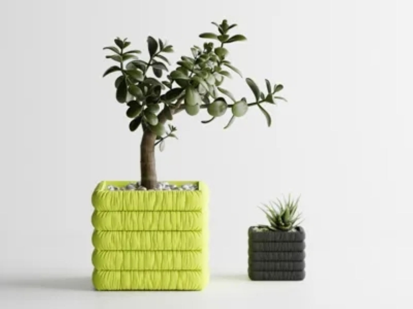 Inflated Soft Cloth Planter/Pot Vase Series 8