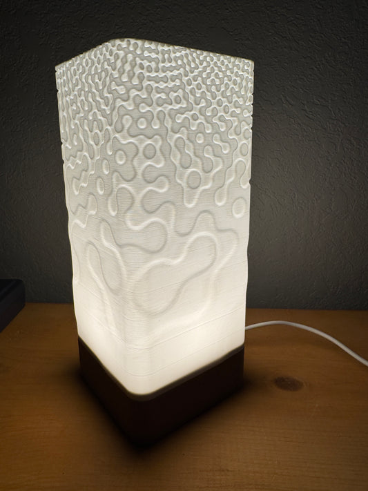 Custom made to order decorative nightstand lamp